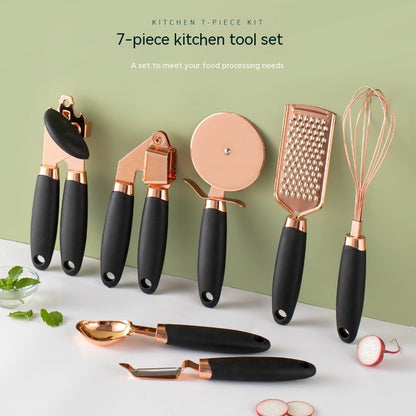 Kitchen Household Peeler Gadget Copper Plating Set - Dealgiganten