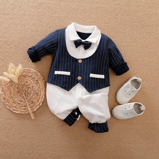 Gentleman Baby Jumpsuit for Spring and Autumn - Dealgiganten