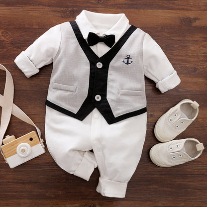 Gentleman Baby Jumpsuit for Spring and Autumn - Dealgiganten