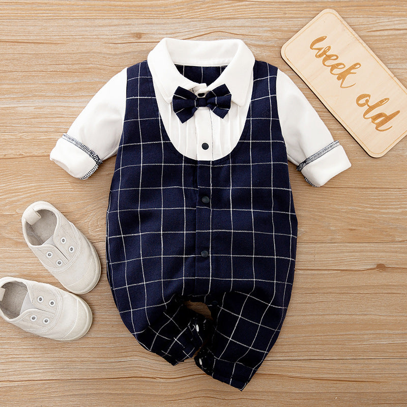 Gentleman Baby Jumpsuit for Spring and Autumn - Dealgiganten