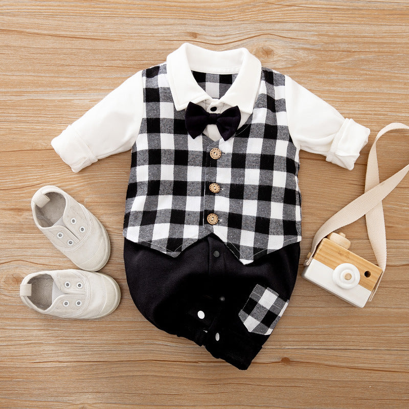 Gentleman Baby Jumpsuit for Spring and Autumn - Dealgiganten