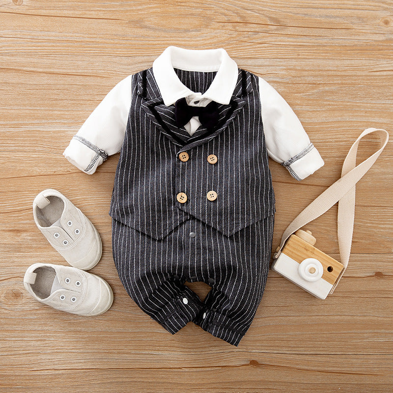 Gentleman Baby Jumpsuit for Spring and Autumn - Dealgiganten