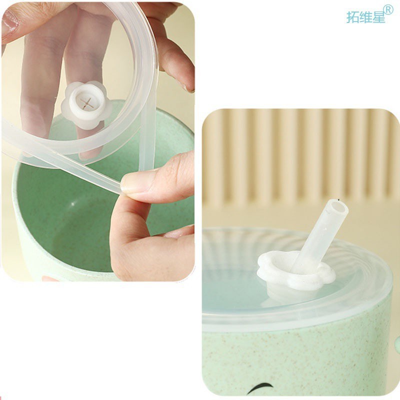 Silicone Straw Feeding Bottle for Kids - Dealgiganten