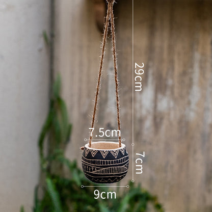 Geometric Hanging Basket Planter