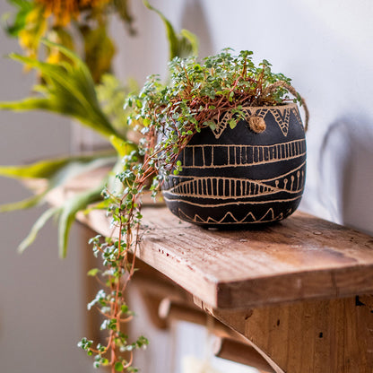 Geometric Hanging Basket Planter