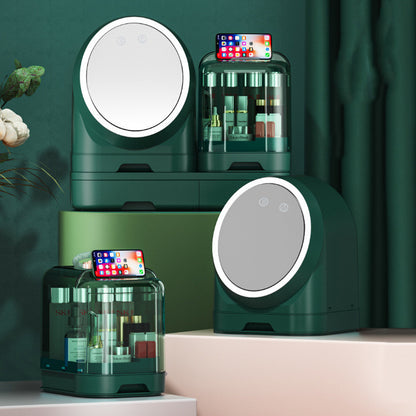 Makeup Organizer with Mirror