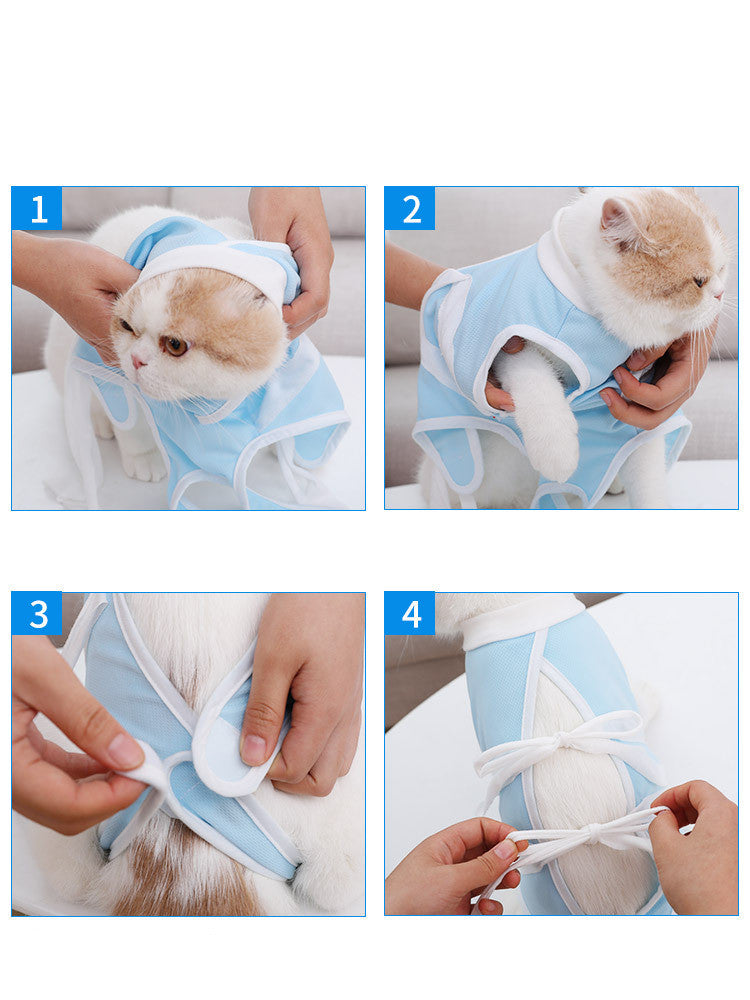 Cat Clothes - Summer Thin Pet Care Suit - Dealgiganten